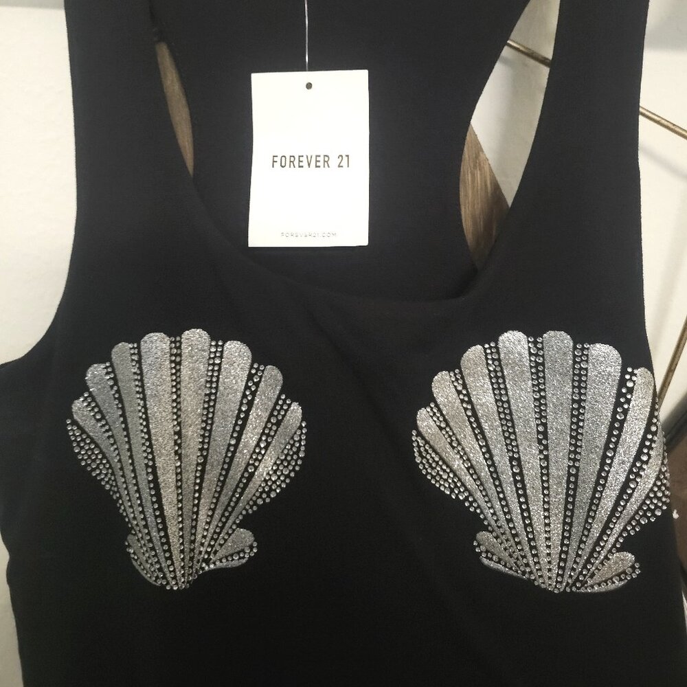 FOREVER 21 Black Bodysuit
